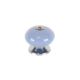 Mööblinupp REI sinine portselan 40 mm