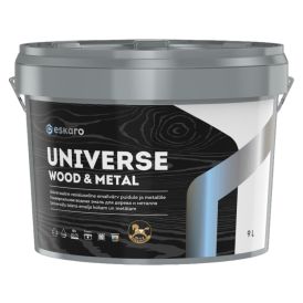 Universaalvärv Eskaro Universe Wood & Metal A valge 9 l