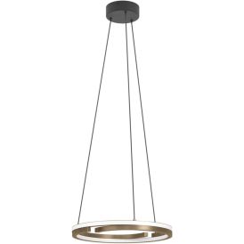 Rippvalgusti Eglo Mezzomonte Ø48 cm pronks