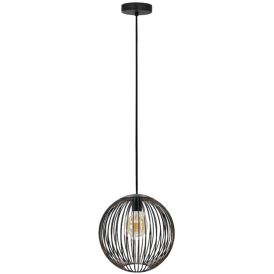 Rippvalgusti Eglo Almanzora Ø 32 cm must/vask