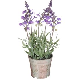 Kunstlill lavendel 25 x 10 cm, lilla