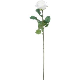 Kunstlill roosi oks 69 cm, kreemjas valge