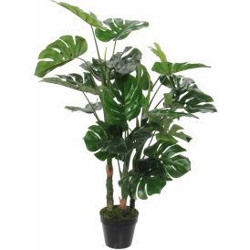 Kunstlill meeldiv monstera 100 cm