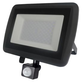 LED-prožektor Acuma liikumisanduriga 100 W must
