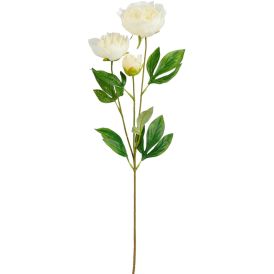 Kunstlill pojengi oks 67 cm, valge