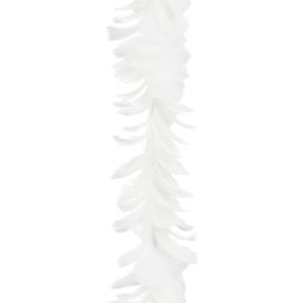 Jõulukuuse kard suled 80 mm x 180 cm, valge