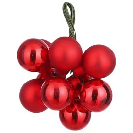 Kuuseehe pall 2 cm, punane