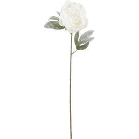 Kunstlill pojeng 70 cm, valge