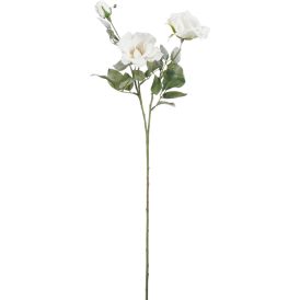 Kunstlill roos 69 cm, valge