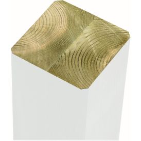 Post Plus  6,8 x 6,8 x 128 cm valge