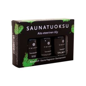 Saunaaroomide komplekt Emendo 3 x 10 ml