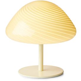 Lauavalgusti Halo Design Mini Mush, opaal Kollane