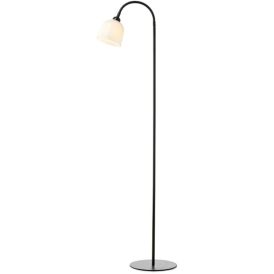 Põrandavalgusti  Halo Design Glow 1, must/opaal
