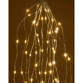 Valgussari Cascade hõbedane 8 x 5 LED IP20