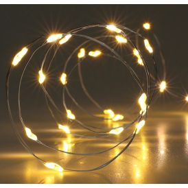 Valgussari 100 x LED hõbedane IP20