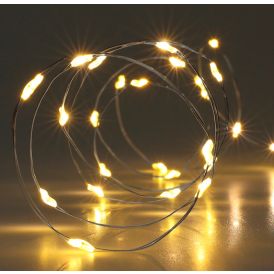 Valgussari 20 x LED hõbedane IP20