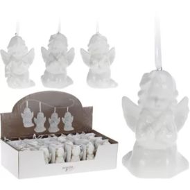 Kuuseehe ingel 9 cm, valge