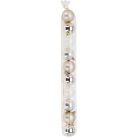 Kuuseehe valik 5 cm 10 tk/pk, valge/kuldne