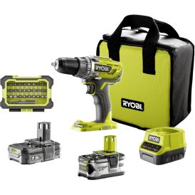 Akutrell Ryobi R18DD3-2415BSA31 18 V 1,5 Ah + 4 Ah