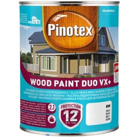 Puitfassaadvärv Pinotex Wood Paint Duo VX + BC ainult toonimiseks - 0,94 l