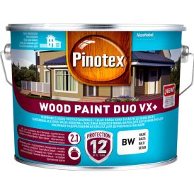 Pinotex Wood Paint Duo VX+ BW 10 l, valge