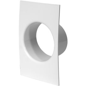 Ventilatsiooniava kate Europlast valge ⌀ 125 mm