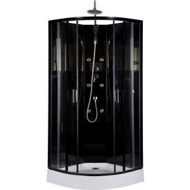 Dušikabiin Harma Black Onyx 85 x 85 cm