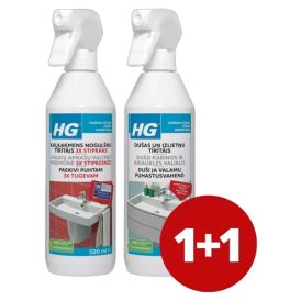 HG katlakivi eemaldaja 0,5 l+HG Duši- ja valamupuhastusvahend 0,5 l