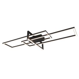 LED-laevalgusti Trio Salinas mattmust 100 x 40 x 11,5 cm