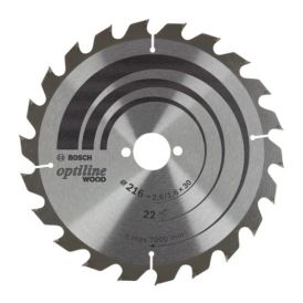 Saeketas Bosch 216 x 30 mm Z22