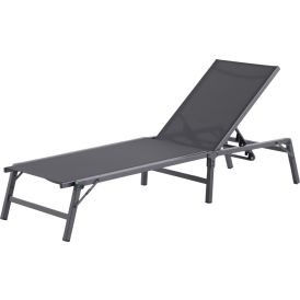 Lamamistool Sunfun 186 x 63 x 86 cm, must