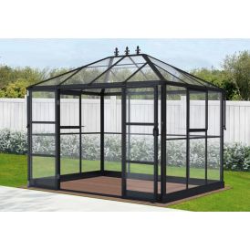 Kasvuhoone Gardol Royal 215 x 284 x 243 cm, must
