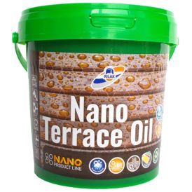 Terrassiõli veepõhine Nano Terrace 1 l, tumepruun