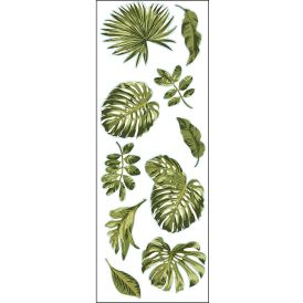 Posterkleebis Plage Troopilised lehed 24 x 68 cm