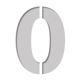 Šabloon number Plage 9,5 x 9,5 cm