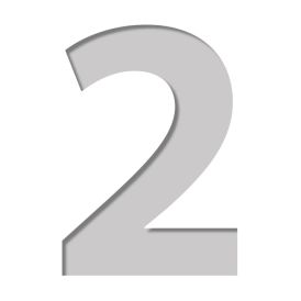 Šabloon number Plage 9,5 x 9,5 cm