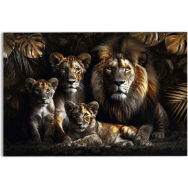 Sisustuspilt Reinders Lion Family 78 x 116 cm