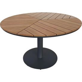 Ümmargune laud Sunfun Anne Ø 120 cm, teak