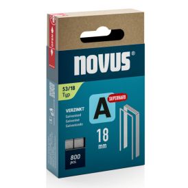 Klambrid Novus A53/18 mm Superhard tsingitud 800 tk