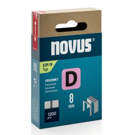 Klambrid Novus D53F/8 mm tsingitud 1200 tk
