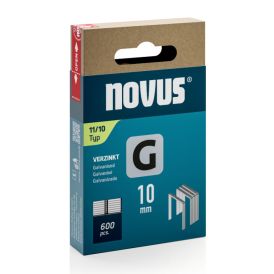 Klambrid Novus G11/10 mm tsingitud 600 tk