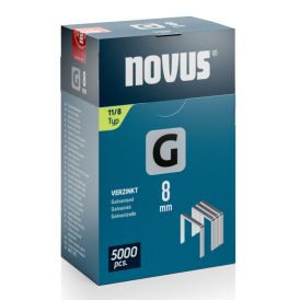 Klambrid Novus G11/8 mm tsingitud 5000 tk