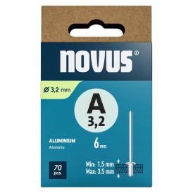 Needid Novus alumiinium A 3.2 x 6 mm 70 tk