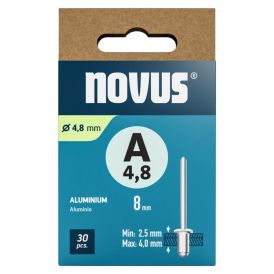 Needid Novus alumiinium A 4.8 X 8 mm 70 tk