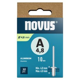 Needid Novus alumiinium A 4.8 x 10 mm 30 tk