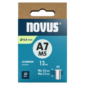 Keermeneet Novus alumiinium M 5 X 13 mm 20 tk