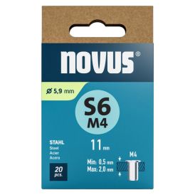 Keermeneet Novus teras M 4 X 11 mm 20 tk