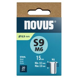 Keermeneet Novus teras M 6 X 15 mm 20 tk