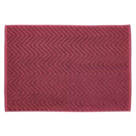Vannitoavaip Diaqua Chevron 50 x 70 cm, mitu värvivalikut Veinipunane