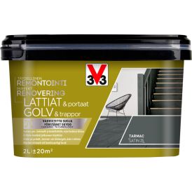Põrandavärv V33 Lattiat & portaat Tarmac